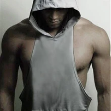 BERTHATINA Deeply майка для занятий бодибилдингом приливные мужские летние рубашки без рукавов фитнес жилет с капюшоном майка