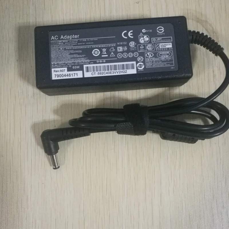 19V 3.42A AC Мощность адаптер Зарядное устройство для Asus A3 A600 F3 X55 A8 F6 F83CR X501a X502c X51 X55A/C X55VD/U X550CA V85 Fujitsu Pi3540
