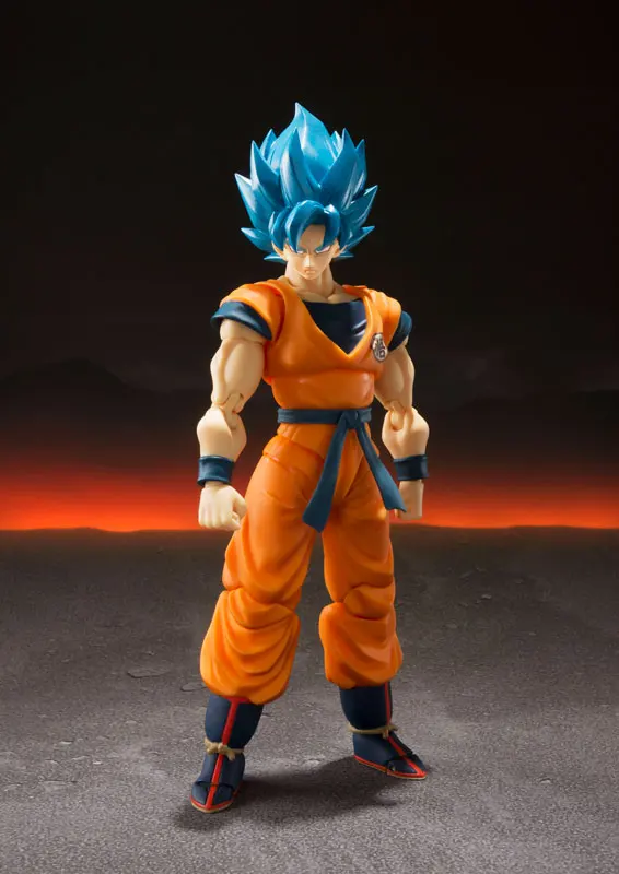 "Dragon Ball Super Broly" Оригинальная фигурка BANDAI spirdis Tamashii нация S. H. Figuarts СВЧ-Супер Saiyan God SS Son Goku