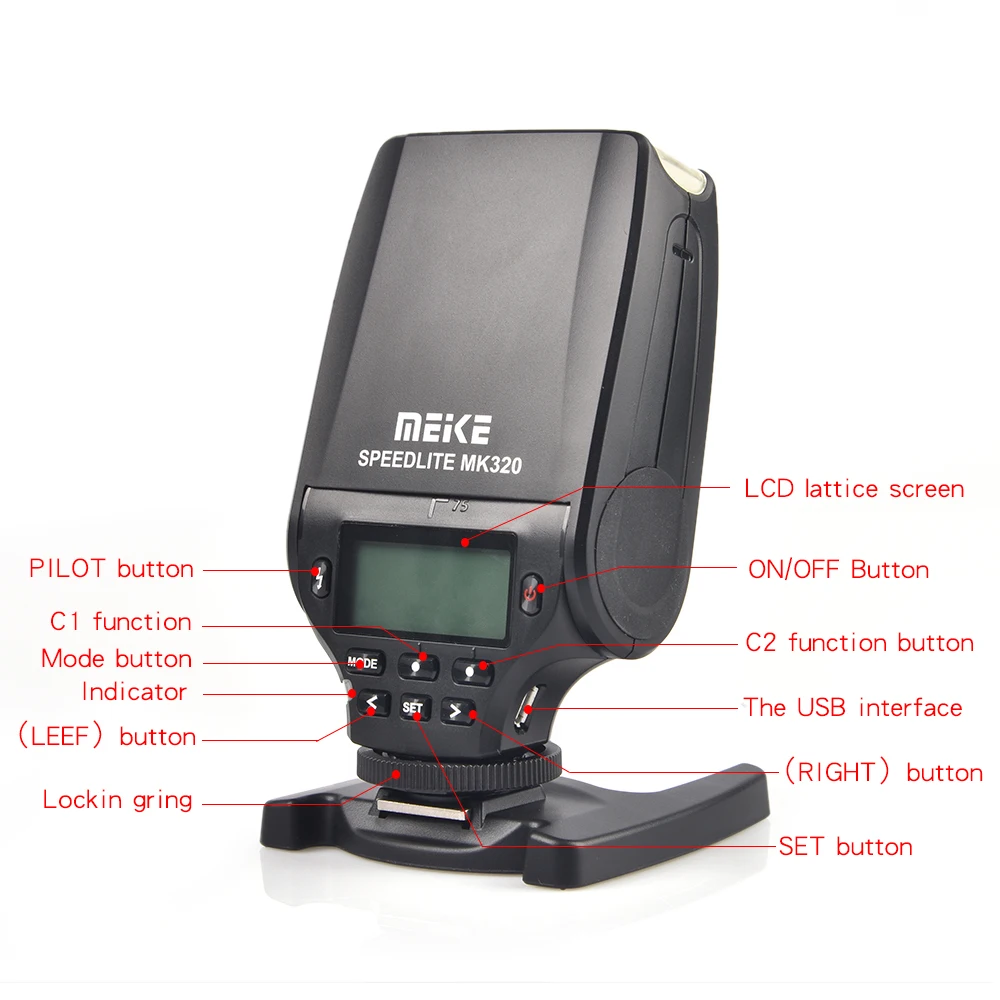 Вспышка Meike MK320S для Sony A58 A77 A7 III A7S A7R A6000 A6500 с поддержкой TTL Flash (GN32) MK 320 в |ttl flash|flash