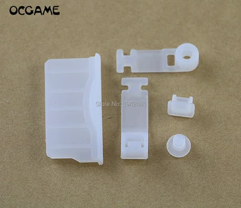 

OCGAME Black White Soft Silicone Dust Plug Crash-proof Dust-proof Cover for 3DS 3DSXL NEW 3DS NEW 3DSXL