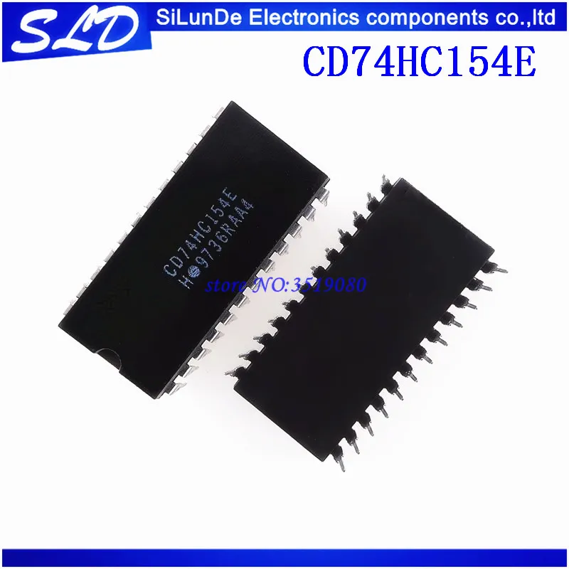 Envío gratis 10 unids/lote CD74HC154E 74HC154E DIP 24 nuevo y Original ...