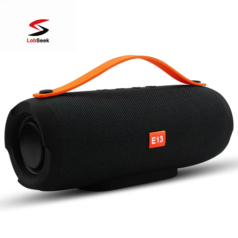 

E13 Portable Wireless Bluetooth Speaker Stereo Big power 10W system Subwoofer Column Speakers for Computer with TF FM Radio