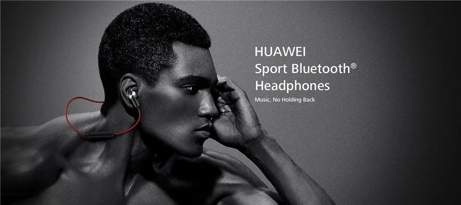 Оригинальные спортивные наушники HUAWEI AM60, беспроводные Bluetooth наушники Honor xSport с микрофоном, водонепроницаемые Bluetooth 4,1 для наружной гарнитуры