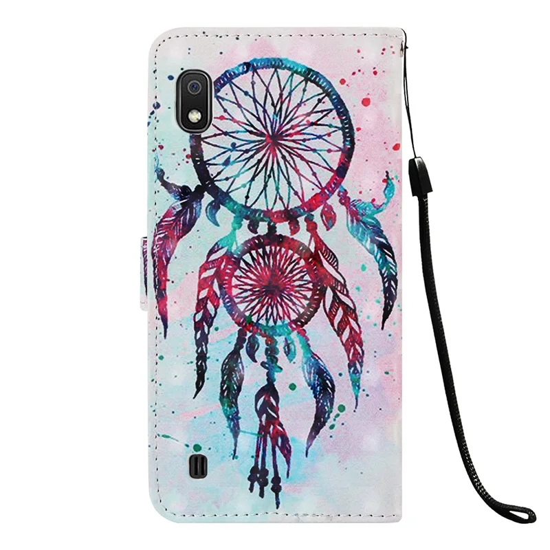 Patterned PU  Leather Soft TPU Flip Wallet Case sfor  Samsung Galaxy M10 Case Mobile Phone Bag For Samsung M20 Cover Case