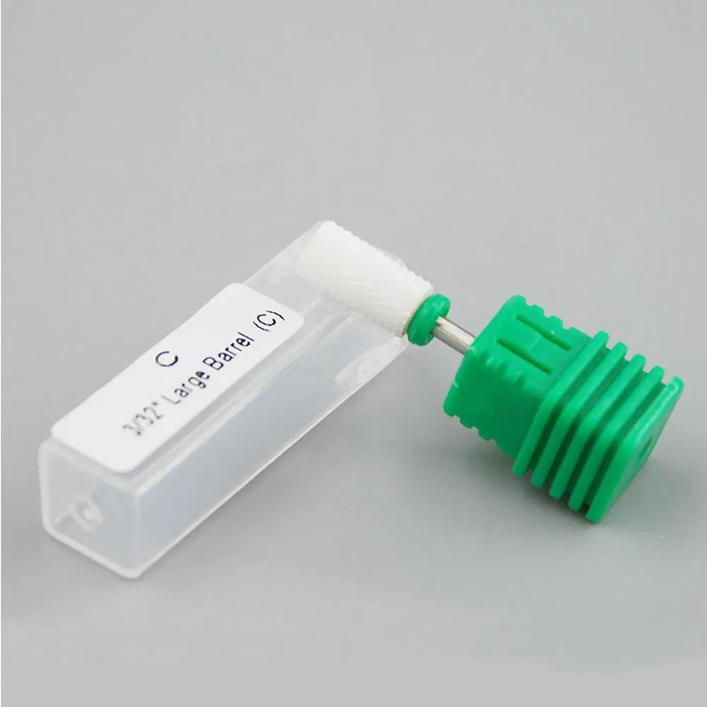 Green Coarse KADS Популярных керамический прибор для косметики ноготей с шлифующей головкой Резец для Электрическая Дрель Маникюр Машина Ногтей Устройство Аксессуары Инструмент - Цвет: Green Coarse