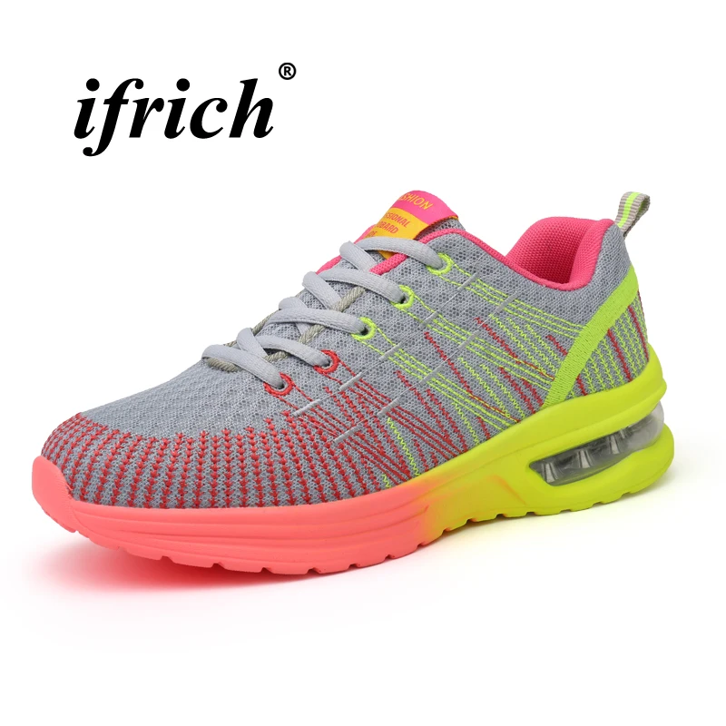 

Women Running Shoes Air Black Light Gray Female Sneakers for Sport Spring Summer Training Shoes Woman Breathable Trainers Air