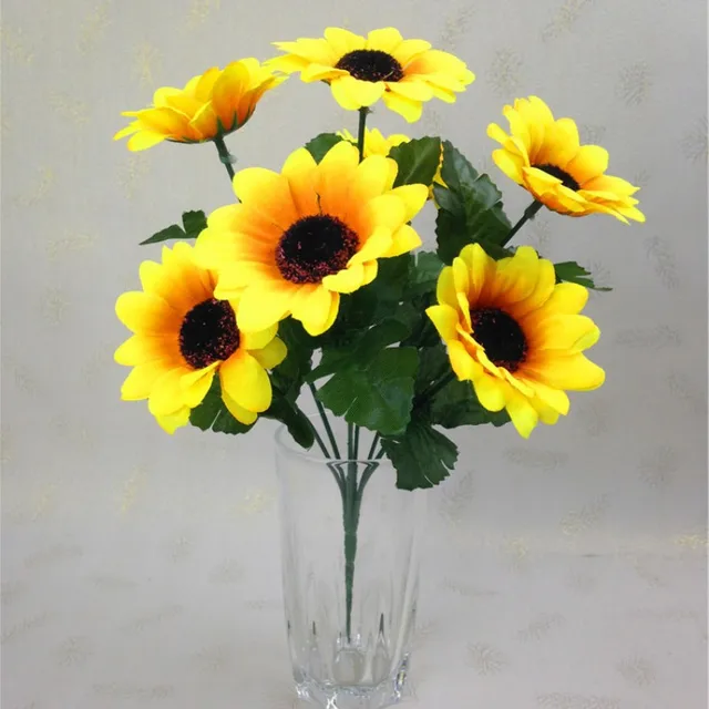 Buy Hot selling 1 Bouquet Lifelike Artificial Yellow