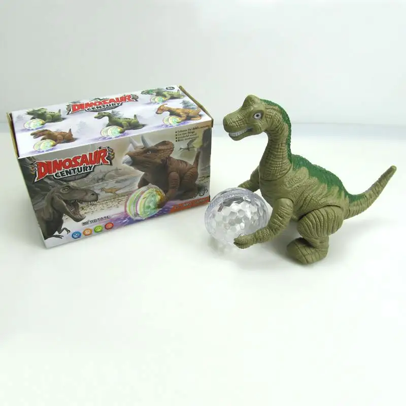 Электрическая интерактивная игрушка Брахиозавр для детей, моделирование трицератопов, модель животного, шагающий, танцующий свет, вокальные игрушки для детей
