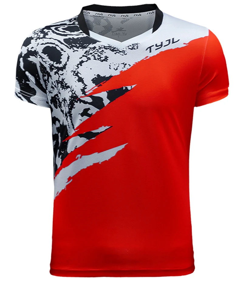2019 New Quick dry Badminton clothes , Badminton shirts Men / Women , Tennis shirts , table tennis shirts 2619