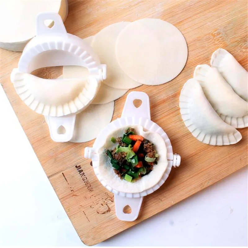 

Plastic Dumpling Maker Mould Hand Dough Press Dumpling Pie Ravioli Mould Dumpling Making Clip Kitchen Pastry Tools