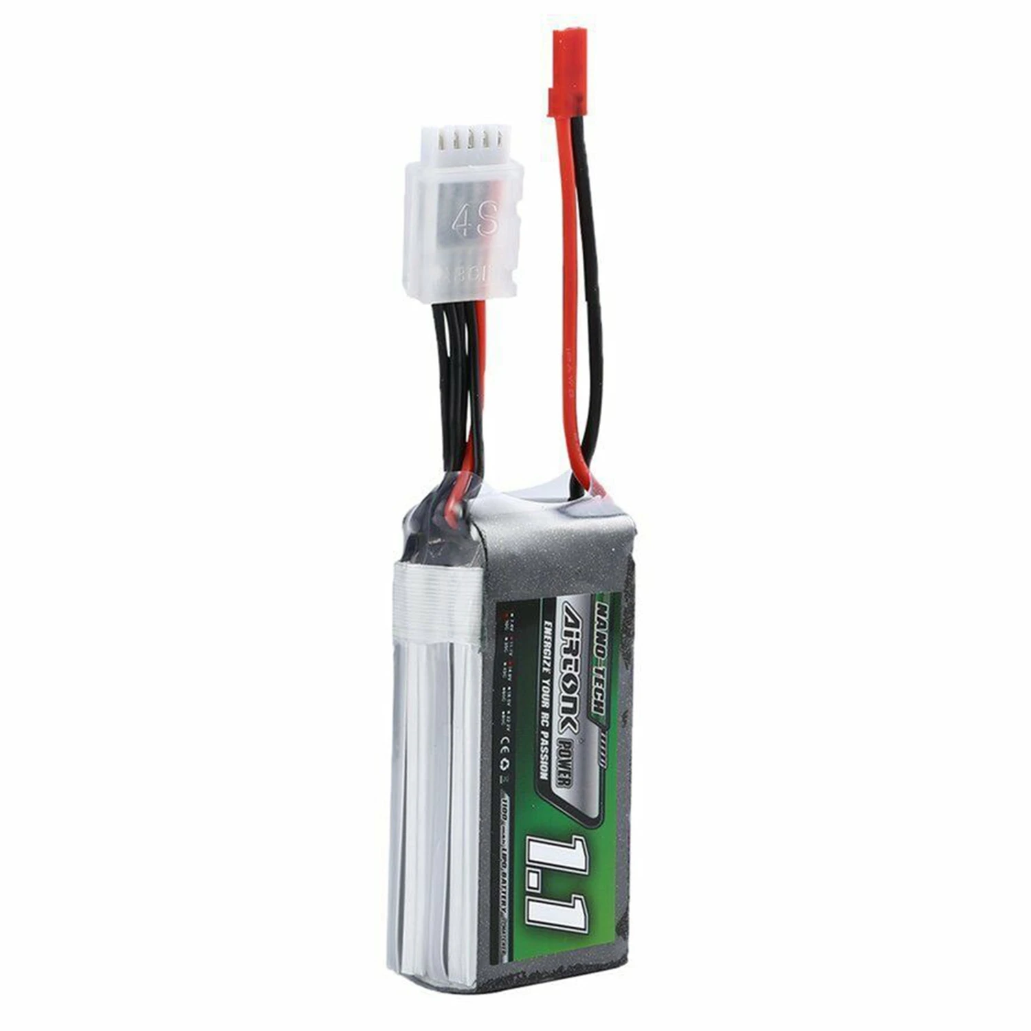 Airtonk 14,8 V 1100Mah 30C 4S 1P Lipo батарея Jst разъем для радиоуправляемого дрона автомобиля