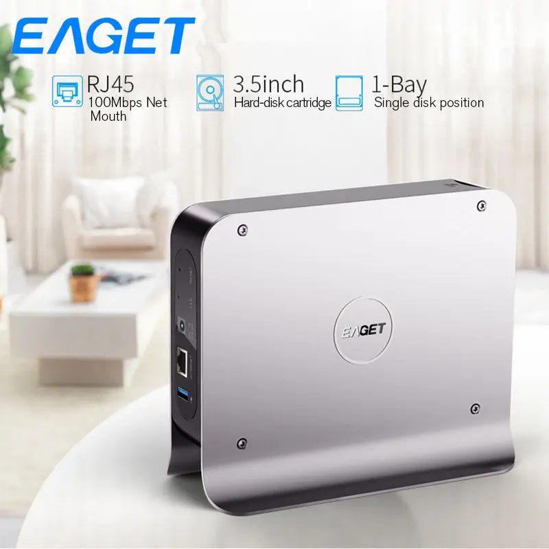 Eaget Y300 Smart External Hard Drive USB 3.0 HDD Encryption 3.5\