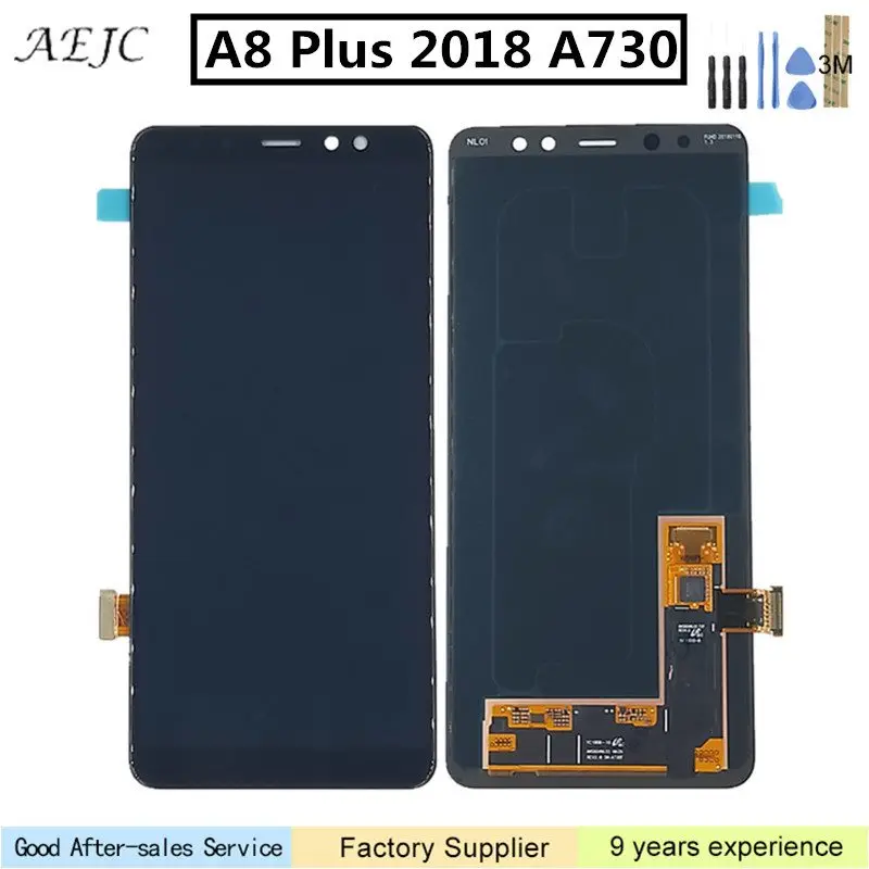 

6" For Samsung Galaxy A8 Plus 2018 A730 A730F A730F/DS A730x LCD Display Touch Screen Digitizer For Samsung A8 Plus 2018 Screen