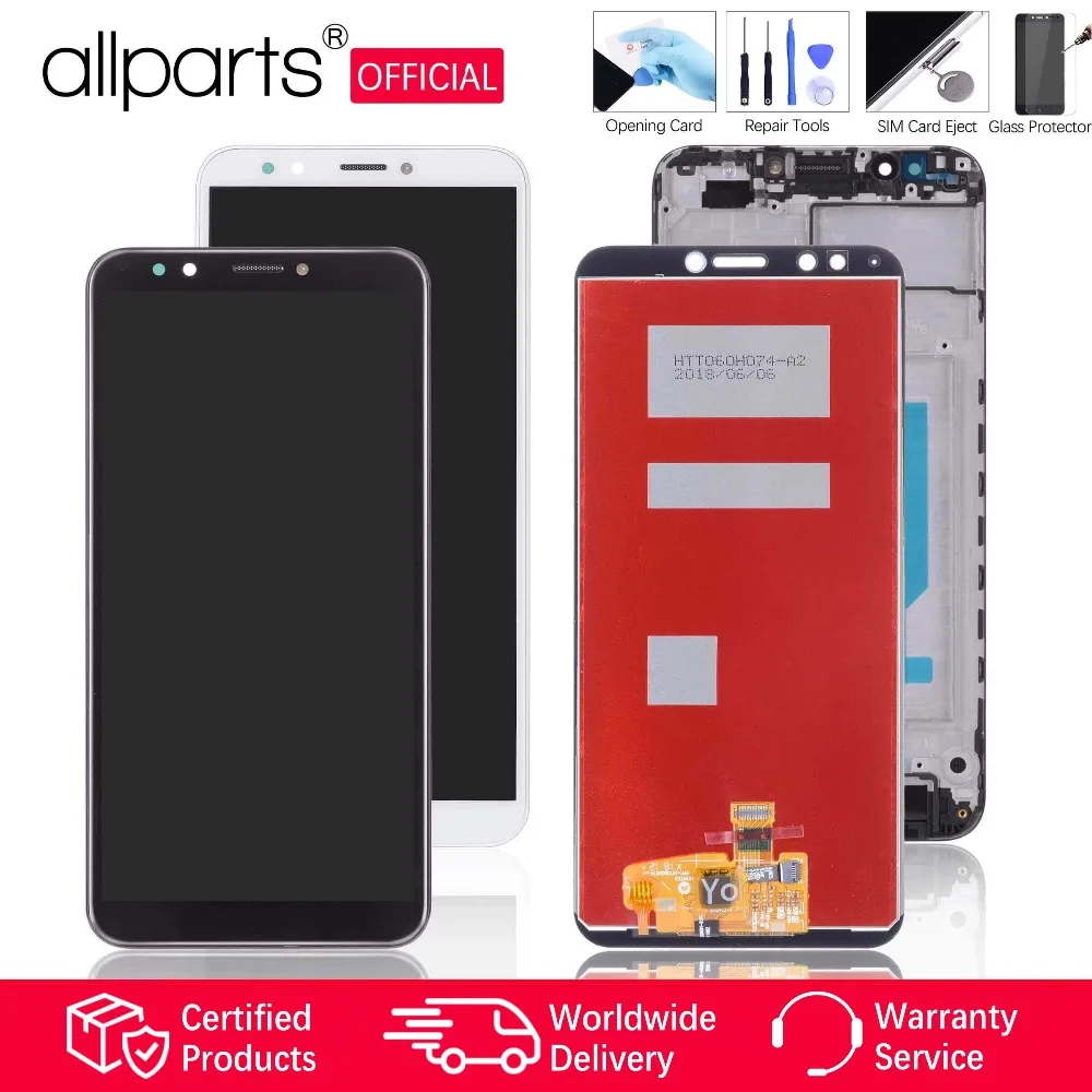 

For HUAWEI Y7 Prime 2018 LCD Touch Screen Digitizer With Frame For Huawei Y7 Pro 2018 Display LND L22 LX2 L21 LX3 L23 LX1 TL30