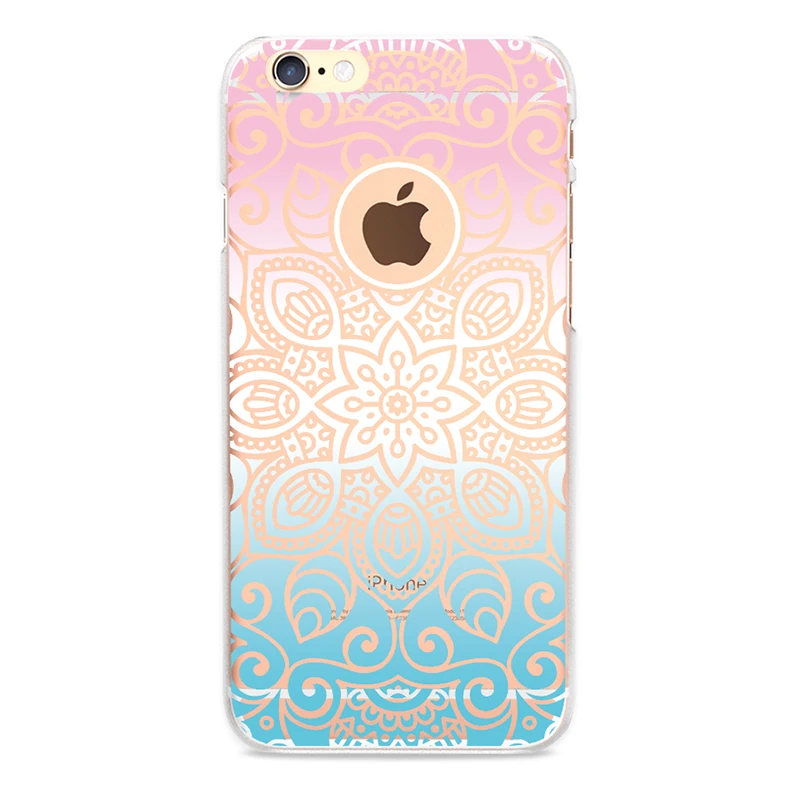 Модные серьги Henna Mandala чехол для телефона с цветочным рисунком iPhone 4 4S SE 5 5S 5C