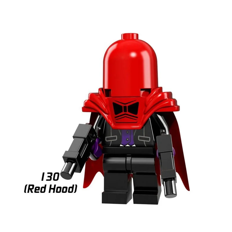 

Single Sale Super Heroes Star Wars Red hood 130 Model Mini Building Blocks Figure Bricks Toys gifts Compatible Legoed Ninjaed