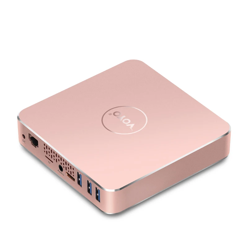 Voyo V1 Vmac Мини ПК intel Apollo Lake N3450 Четырехъядерный 4 ГБ/8 Гб ram 64 Гб/120 ГБ SSD Windows 10 1 WiFi USB 3 0