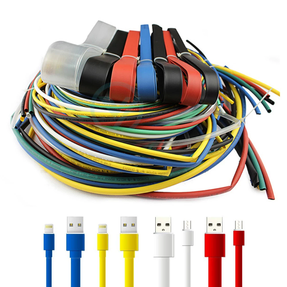 

Shrinkable insulation cable sleeves electrical wire insulation tube heat shrink tubes family set