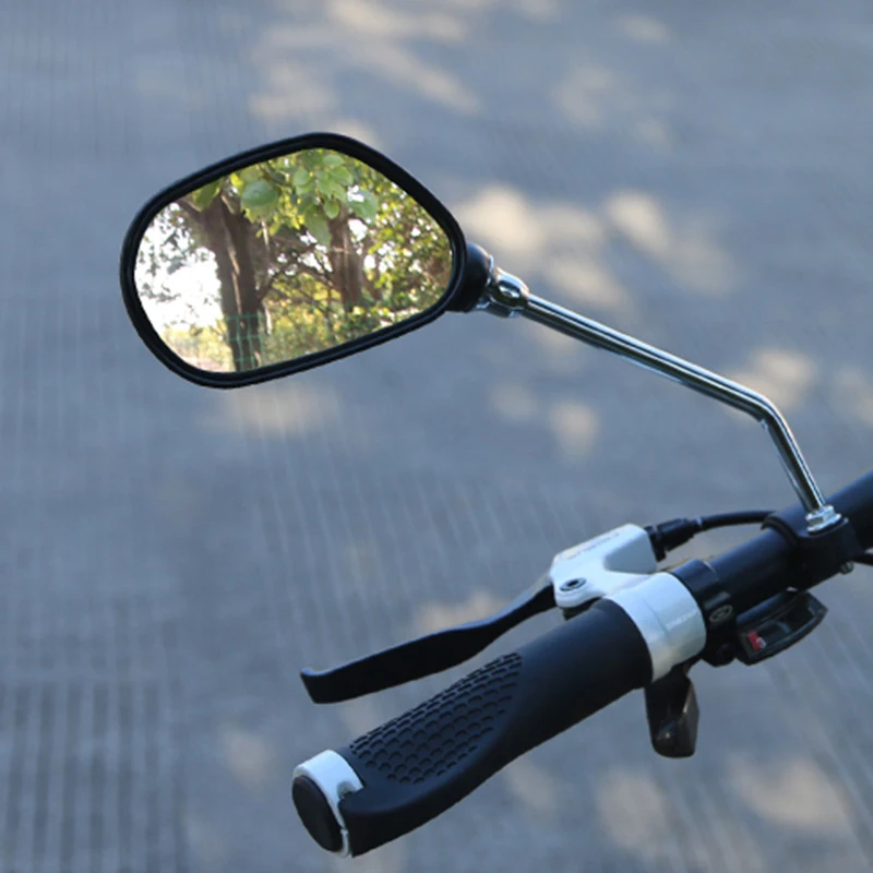 

Deemount 1 Pair Bicycle Rear View Mirror Bike Cycling Wide Range Back Sight Reflector Angle Adjustable Left Right Mirrors