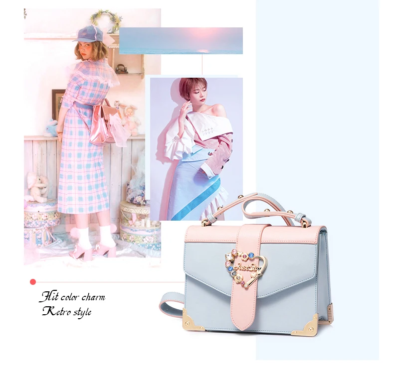 Just star women leather handbag 1