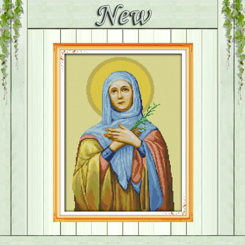 

The Madonna Christianity Pray painting counted print on canvas DMC 14CT 11CT chinese Cross Stitch Needlework Set Embroidery kits
