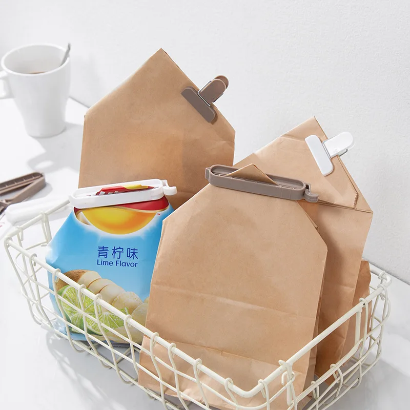 8 шт. бытовой контейнер для закусок уплотнение уплотненные зажимы для сумок герметик зажим контейнер для еды зажимы кухонный инструмент еда закрыть Зажим уплотнение