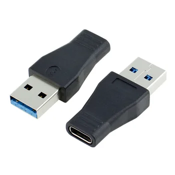 

100pcs Laptop USB 3.0 Male to USB 3.1 Type C Female Data Converter Desktop USB3.1 Type-C to USB-C Female Port OTG Adapter