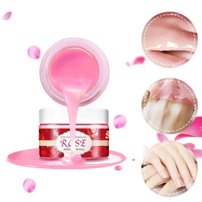 

New Rose Nail Paraffin Wax Fungal Nail Treatment Wax Sleek Smooth Exfoliation Skin Moisturizing Whitening Fine Lines Hand Care