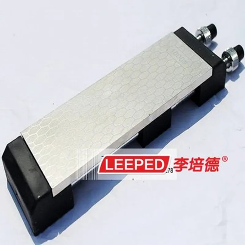 

LEEPED Full Set Titanium Plating With Big 200*70*8mm Professional Kitchen Knife Sharpener Stone Diamond Whetstones 400/1000 grit