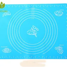 Силиконовый коврик для выпечки утолщение муки прокатки весы коврик для замеса теста коврик для выпечки кондитерских изделий прокатки коврик для выпечки для кухни