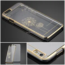 Ультра Тонкий Роскошные Кристалла Алмаза Bling Прозрачный Гальванических Задняя крышка Крышка Для apple iphone 5 5s 5g se Телефон Сумка