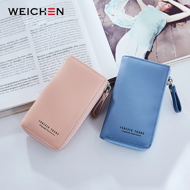 WEICHEN дамские туфли из pu искусственной кожи сплошной ключ с цепочкой на молнии
