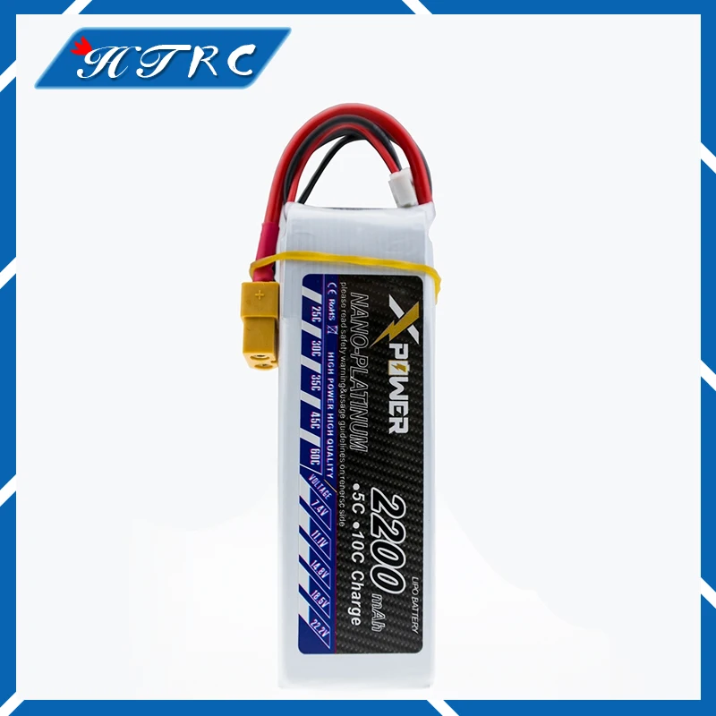 

1 pcs 2200Mah 11.1V 3S 30C-35C Li-po Batterie XT60 Plug Pour JJPRO-P05 RC Hlicoptre Qudcopter Drone Camion Voiture CX-20