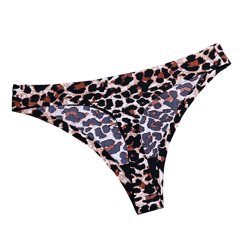 Hipster leopard Sexy Thongs Women Underwear Ice Silk Invisible Seamless Panties No Trace Tangas Female Lingerie g String Bikini Hipster leopard Sexy Thongs Women Underwear Ice Silk Invisible Seamless Panties No Trace Tangas Female Lingerie g String Bikini