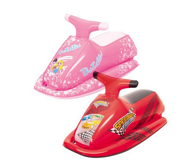 

Free shipping! 89x46cm kids inflatable Scooter rider,3-6 years old inflatable scooter rider,pool toy,water scooter (Red/Pink)