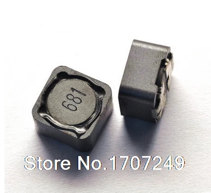 10 шт./лот 12*12*7 680UH силовое экранирование индуктивность SMT SMD патчи Силовые