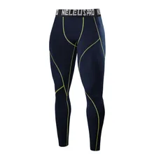 Спортивные Компрессионные штаны для мужчин, бодибилдинга, фитнеса, трико, брюки, спортивные мужские Леггинсы для бега
