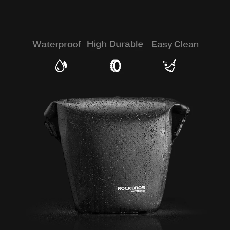 Sale ROCKBROS Bicycle Bike Bag Portable Waterproof Cycling MTB Bike Bag Pannier Rear Rack Seat Trunk Backpack Case Bike Accessories 1