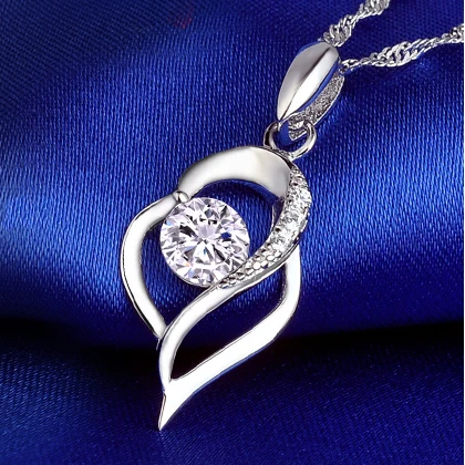 

Silky Nice CZ Pendant for Women 925 Silver Wedding Jewelry Engagement Female Jewelry