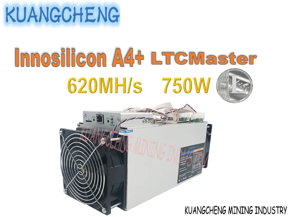 Б/у Майнер Asic Litecoin Innosilicon A4+ LTC Master 620Mh/s 750W с оригинальным блоком питания лучше, чем antminer L3++ для LTC