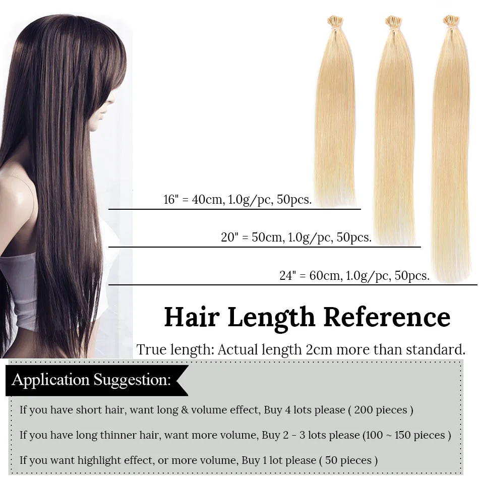 MRSHAIR Pre Bonded Hair Extensions I Tip 1g/pc 16" 20" 24" Straight Keratin Human Hair On Capsule Real Hair Extensions 50pcs