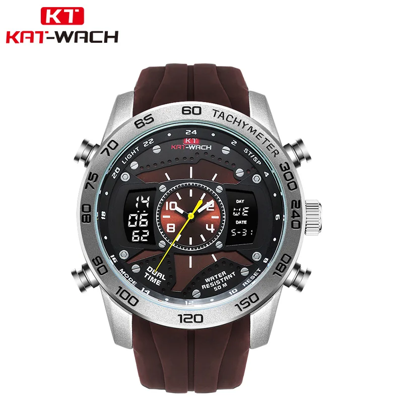 

KAT-WACH 2018 Watch Men Top Brand Luxury Military Army Sports Casual Waterproof Mens Watches Quartz Wristwatch men