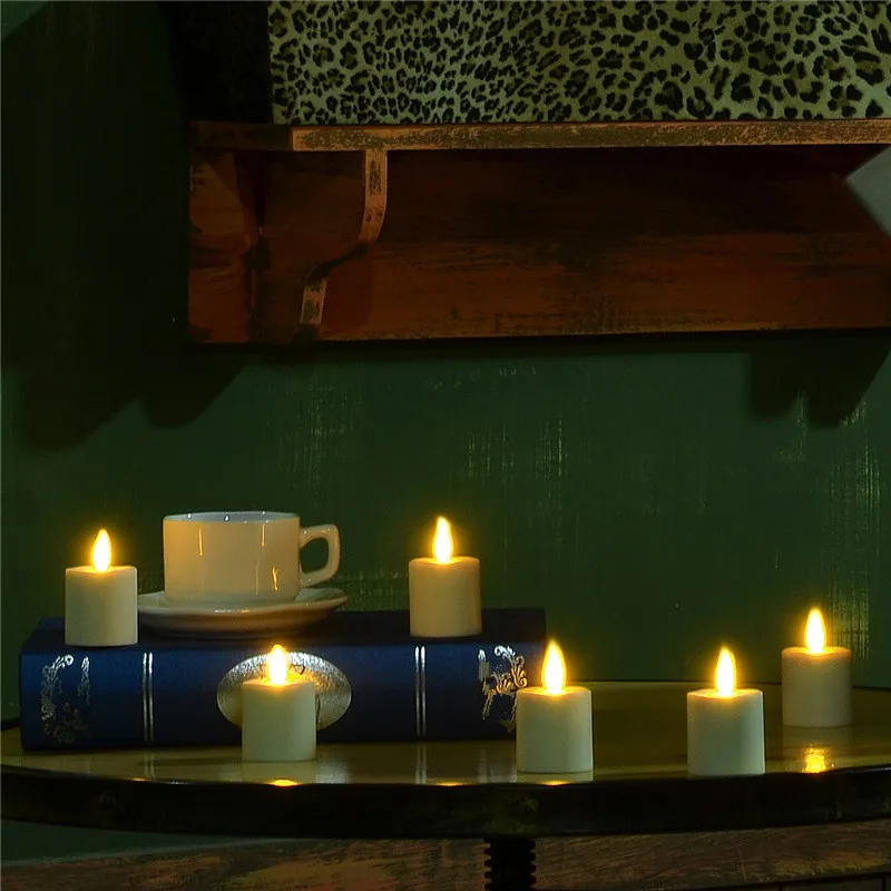 Hotel Bar Restaurant Decoration Flameless Rechargeable Tealight Candle