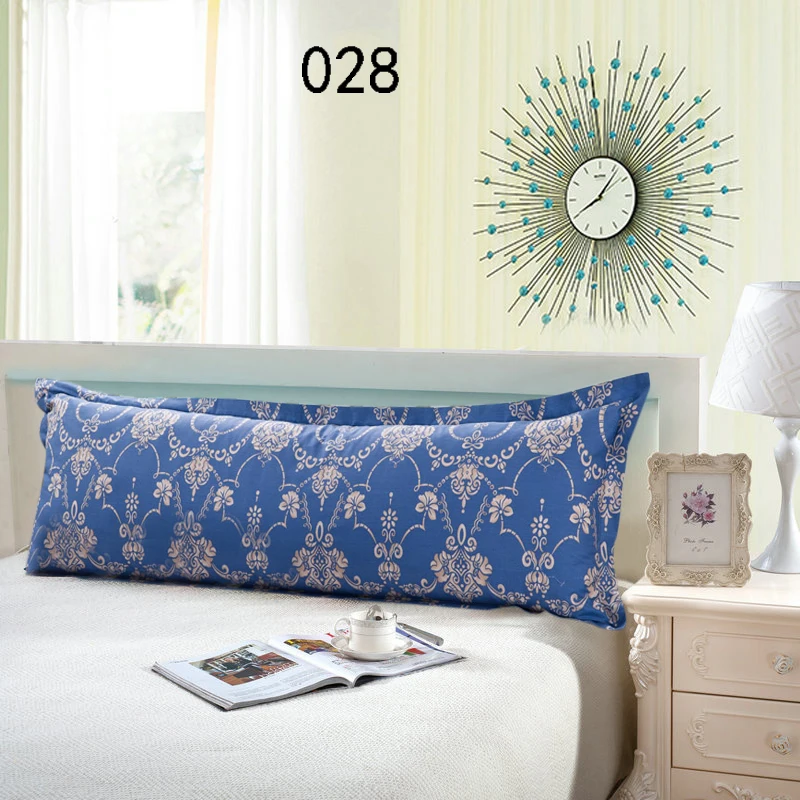 Home Hotel Youth Cotton Double Pillowcases Long Pillow Case Bed Pillow