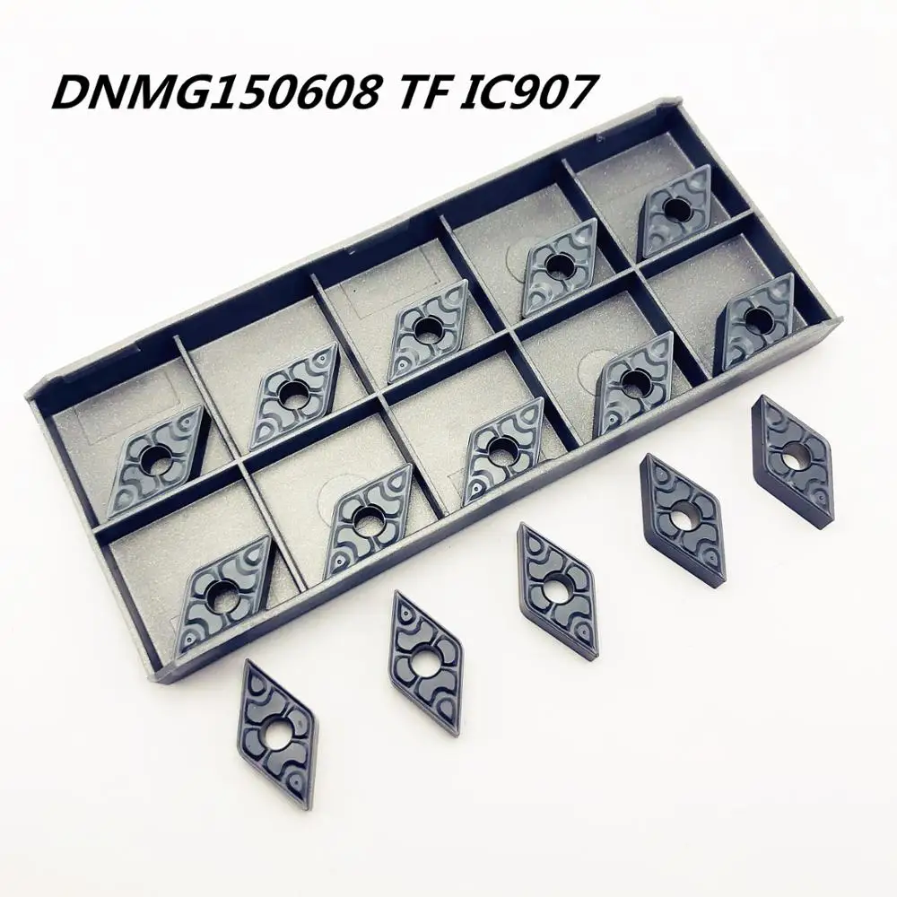 

10PCS New DNMG150608 TF IC907 High Precision External Turning Tool Carbide Insert Lathe Tool Tokarnyy Metal Turning Insert