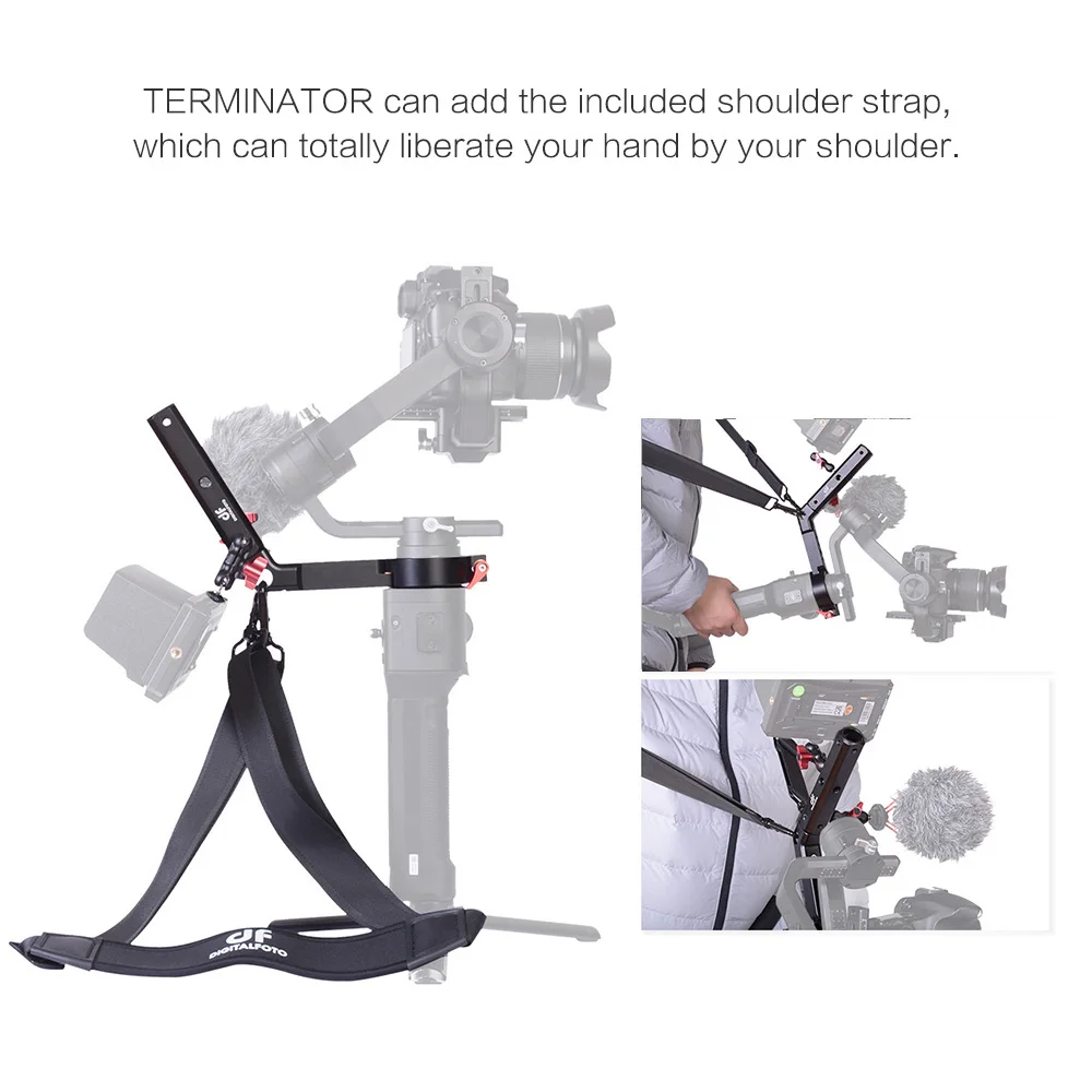 Терминатор универсальная ручка висячий ремень монтажные аксессуары и заколки для DJI Ronin S Gimbal делая его как для ZHIYUN WEEBILL LAB