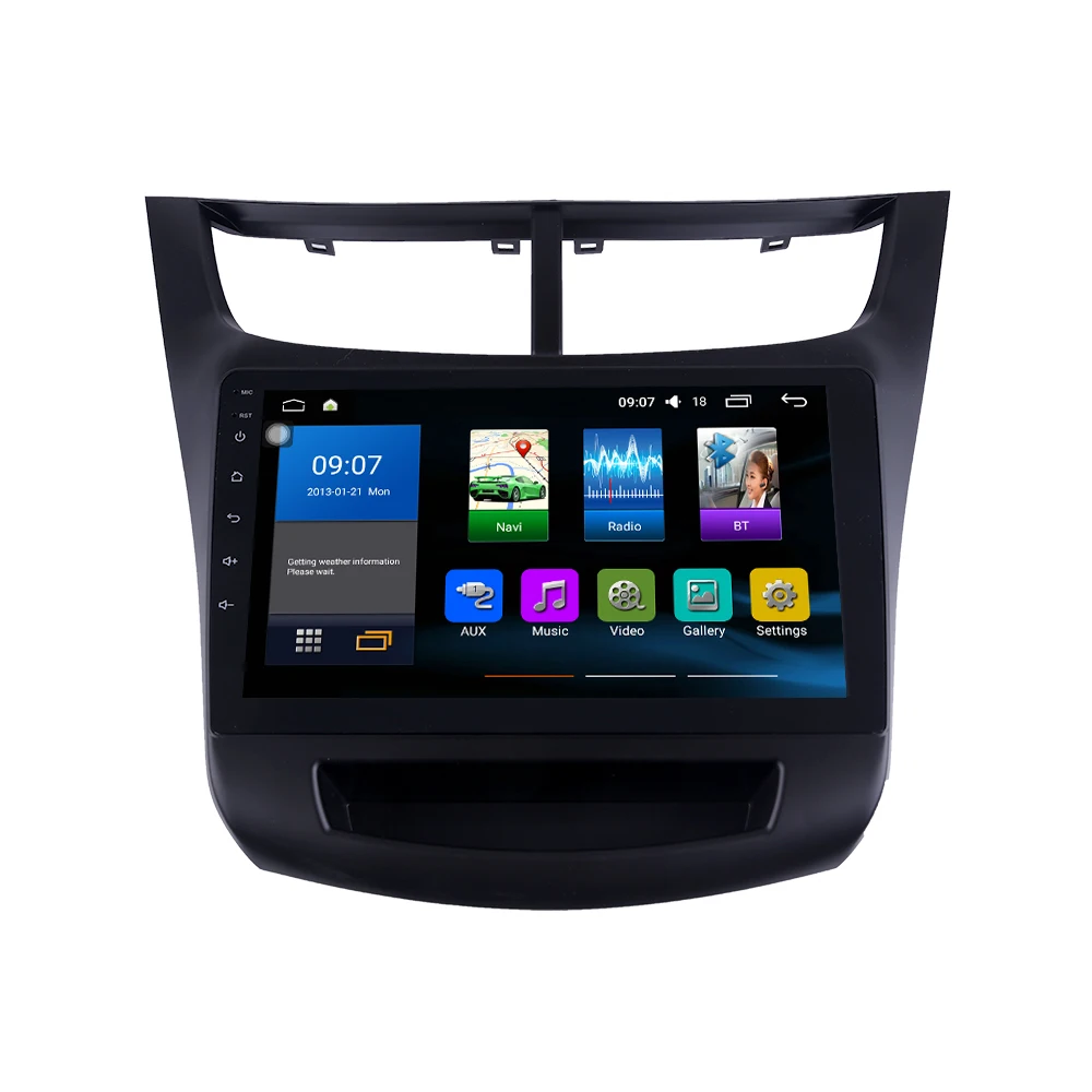  Octa Core 1024*600 Android 8.1 Car DVD GPS Navigation Player Deckless Car Stereo for Chevrolet SAIL
