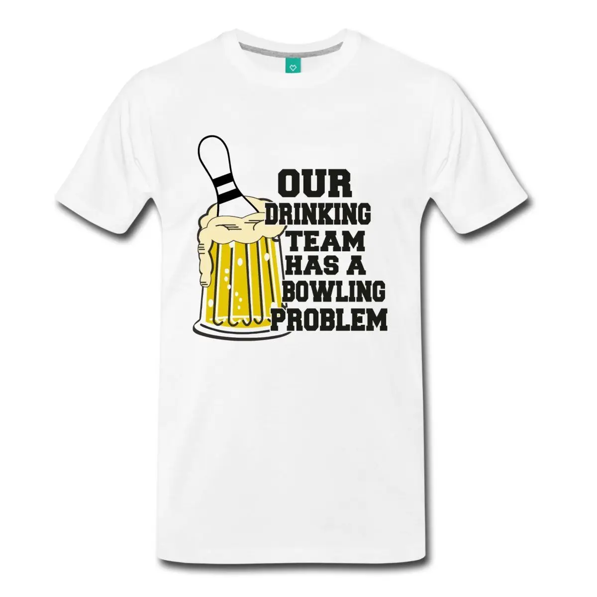 Bowlinger إقتباس الشرب فريق مع مشكلة bowlinger شيرت جديد أزياء الرجال قصيرة تي شيرت القطن تي شيرت Bowlinger إقتباس الشرب فريق مع مشكلة bowlinger شيرت جديد أزياء الرجال قصيرة تي شيرت القطن تي شيرت