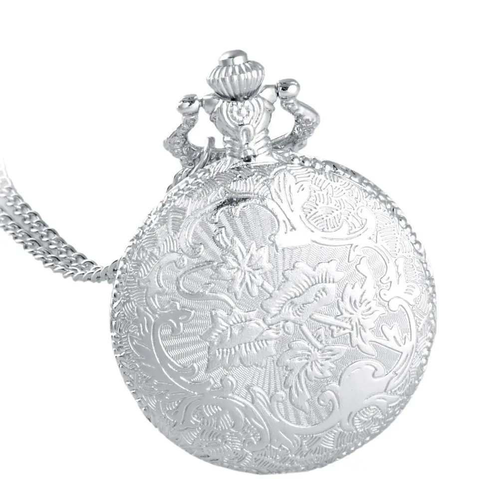 Винтаж бронзовый брелок часы кварцевые карманные часы псевдо-антиквариат карманные часы с цепочкой цепочки и ожерелья подвеска для мужчин